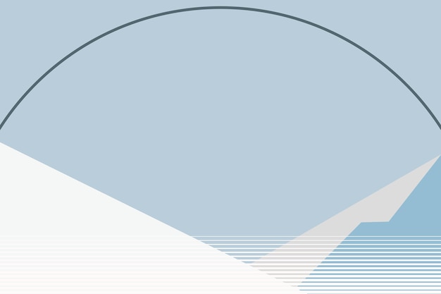 Бесплатное векторное изображение Зимний синий фон горы вектор