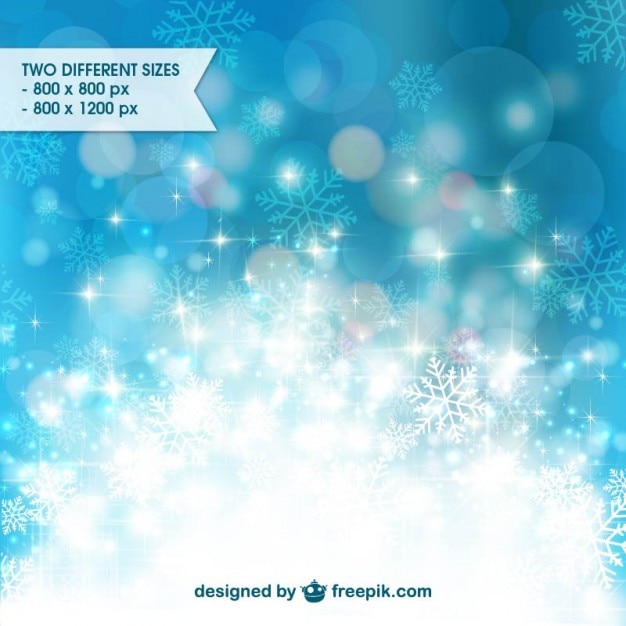 Free vector winter bright background