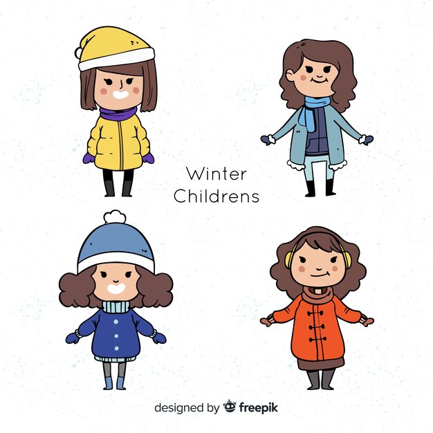 겨울 어린이 컬렉션