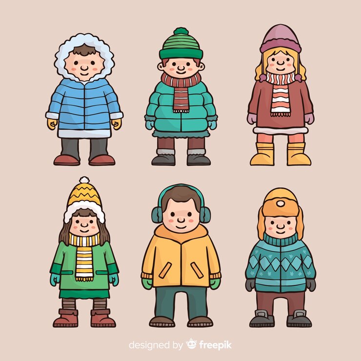 무료 Vector 겨울 어린이 컬렉션
