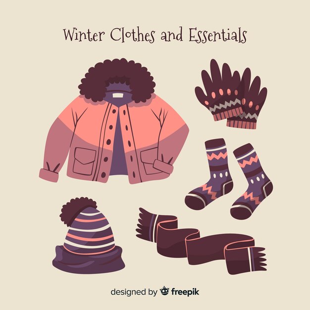 Winter clothes and essentials