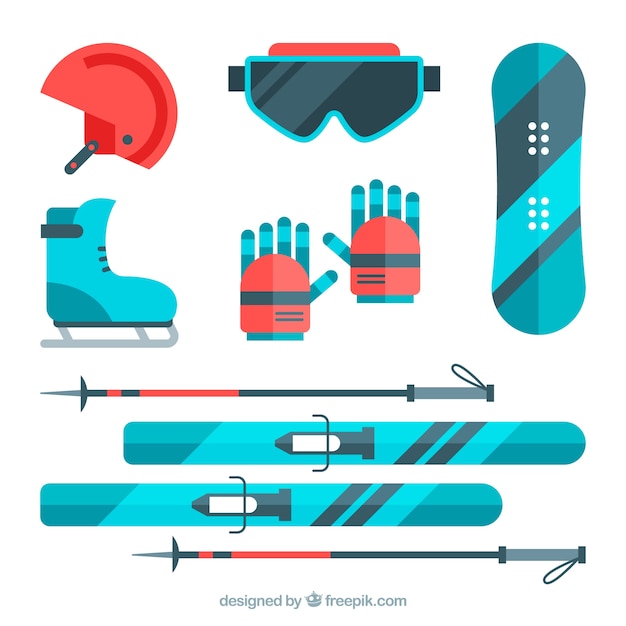Free vector winter clothes