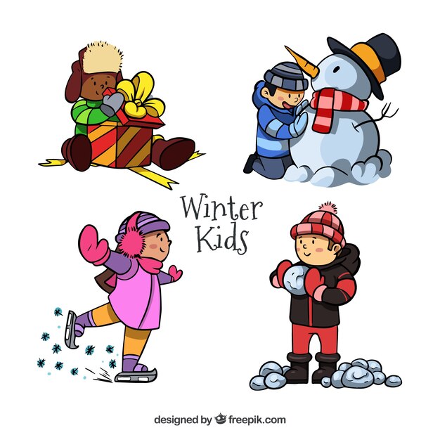 Winter kids