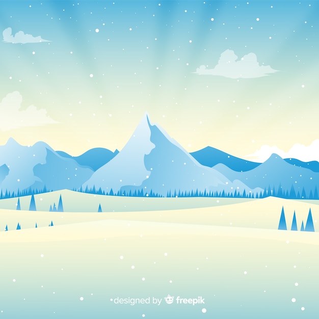 Download Free Winter Landscape Background Svg Dxf Eps Png Best Free Svg Files Download