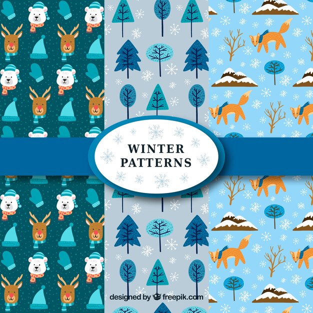 Winter pattern collection
