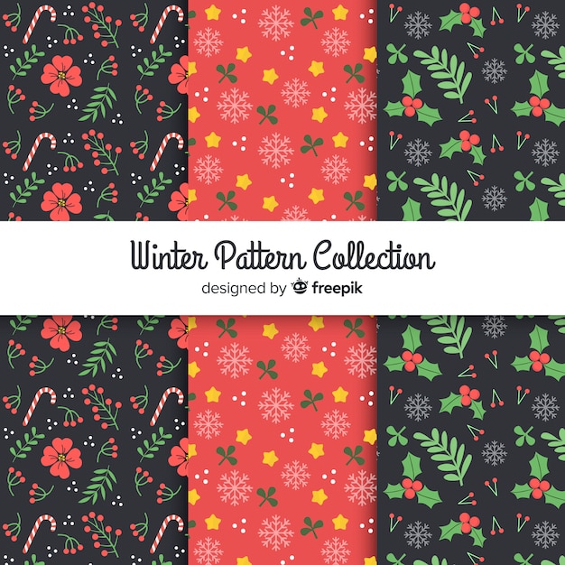 Winter pattern collection