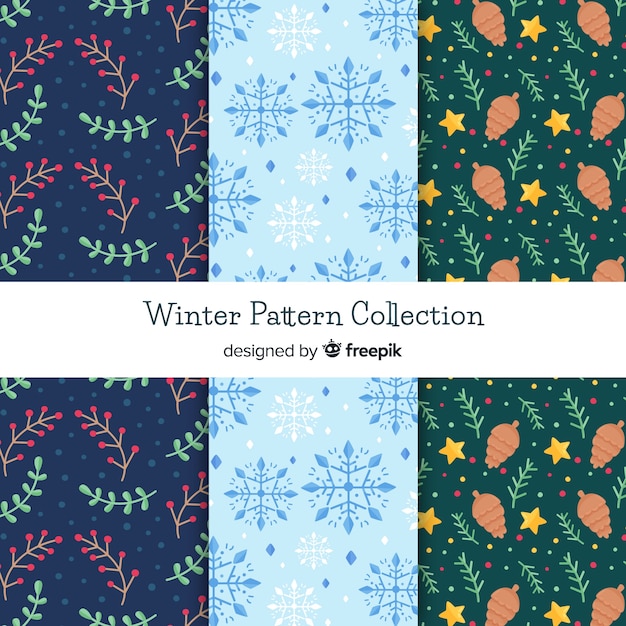 Winter pattern collection