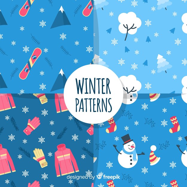 Winter pattern collection