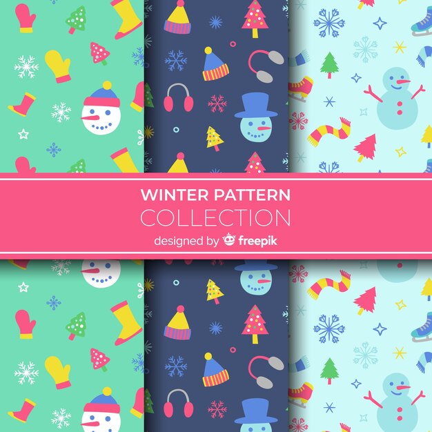 Winter pattern collection