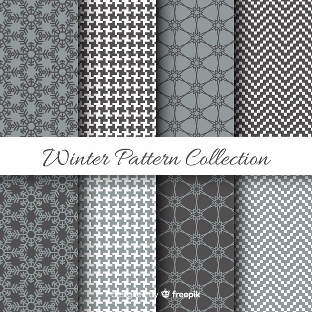 Winter pattern collection