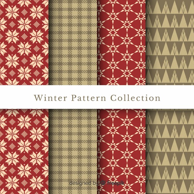 Winter pattern collection