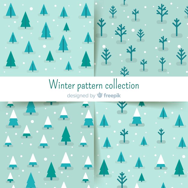 Winter pattern collection