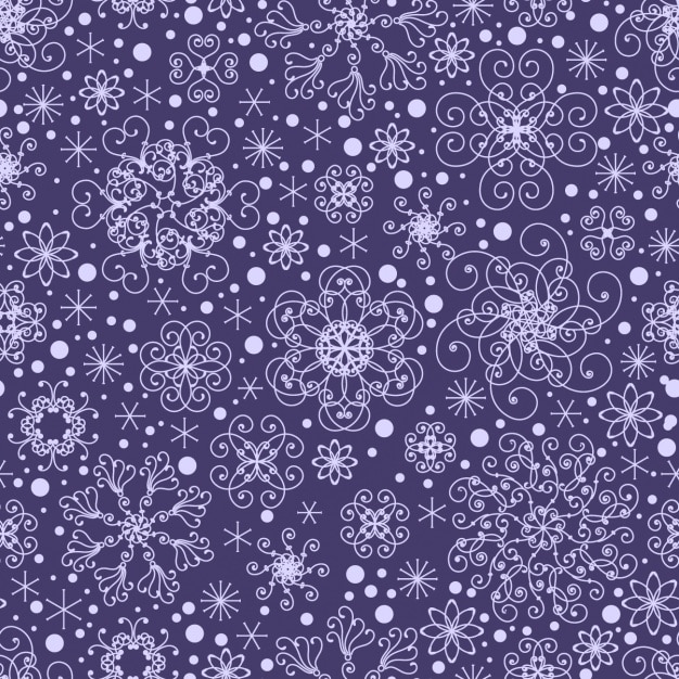 Free vector winter pattern design