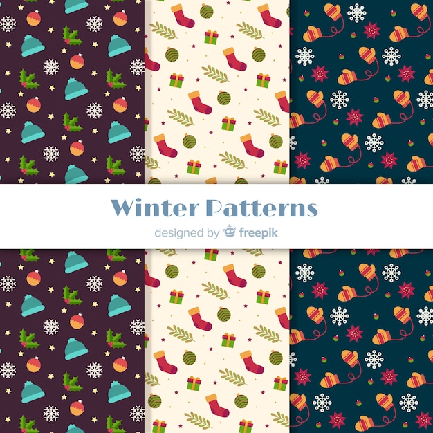 Winter patterns collection