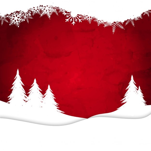 Free vector winter, red background