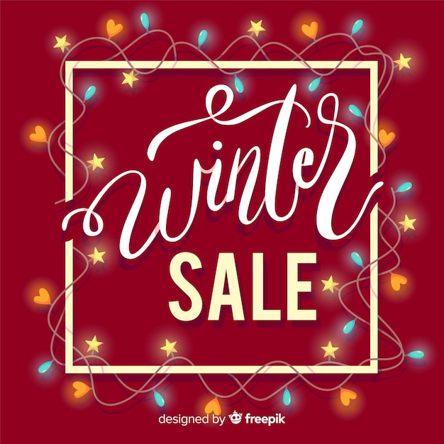 Winter sale ackground