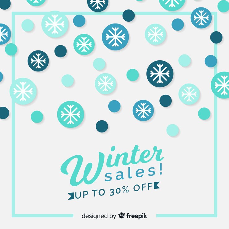 मुफ़्त वेक्टर winter sales