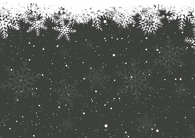 Winter snowflakes 