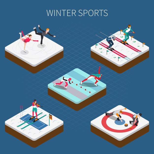 Winter Sports Isometric 