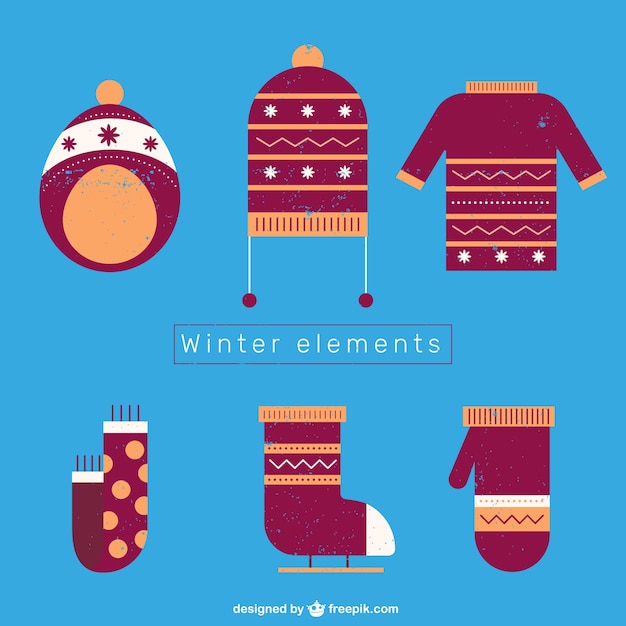 Winter textile elements