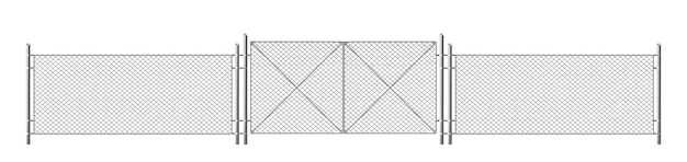 Free vector wire fence