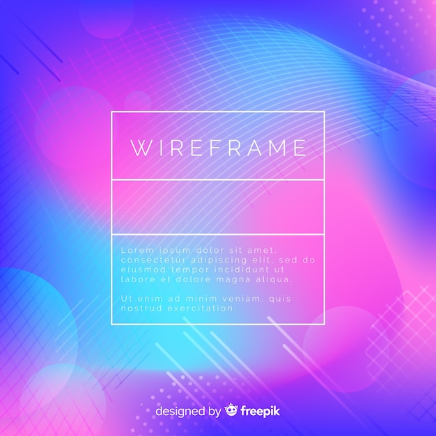 Wireframe background