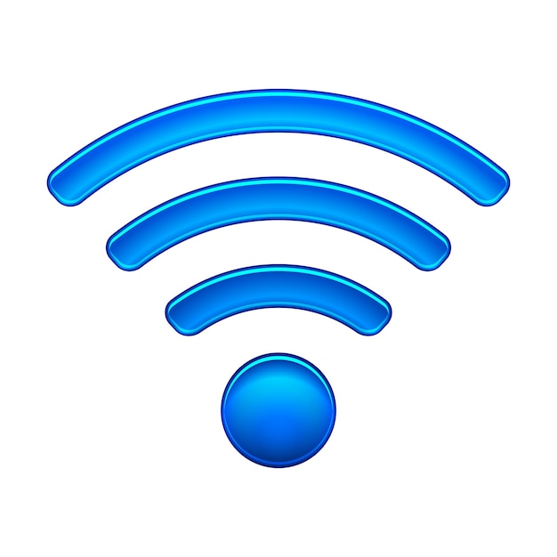 Free vector wireless network symbol