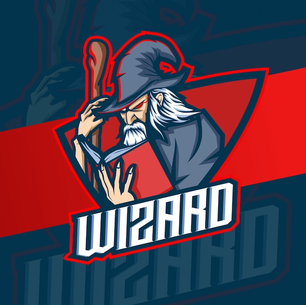 Download Free Wizard Mascot For Sports And Esports Logo Premium Vector Use our free logo maker to create a logo and build your brand. Put your logo on business cards, promotional products, or your website for brand visibility.