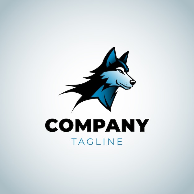 Wolf  logo template design