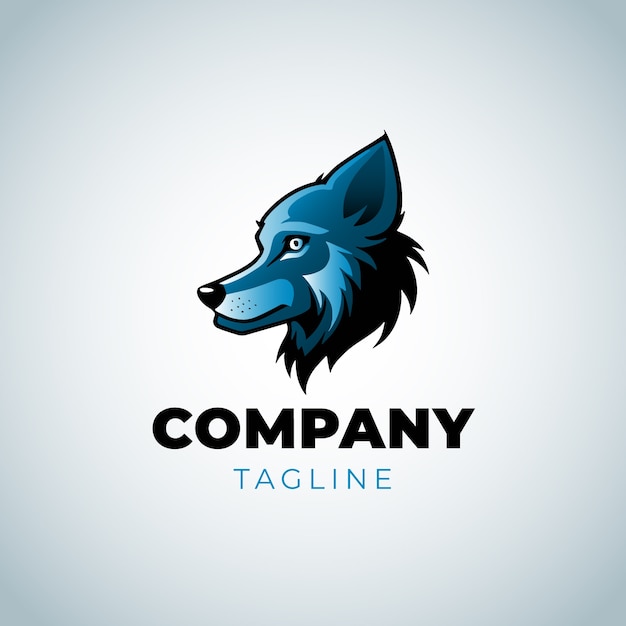 Wolf  logo template design