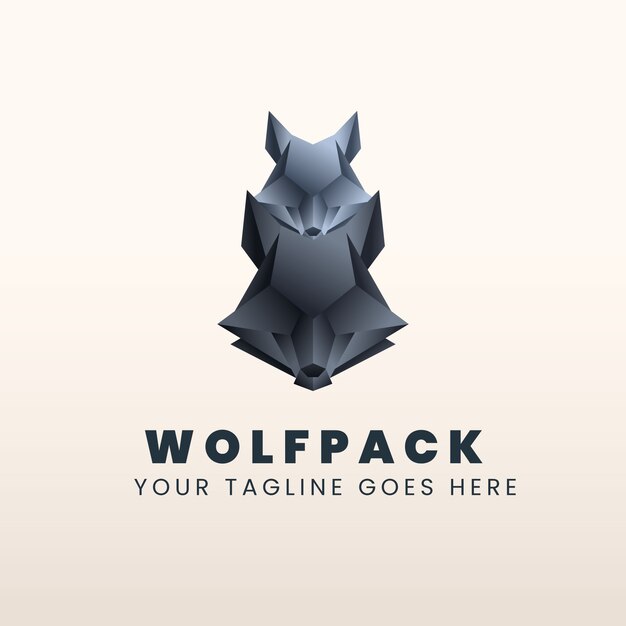 Wolfpack 브랜딩 로고 템플릿