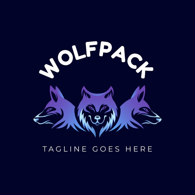 Wolfpackブランドロゴテンプレート