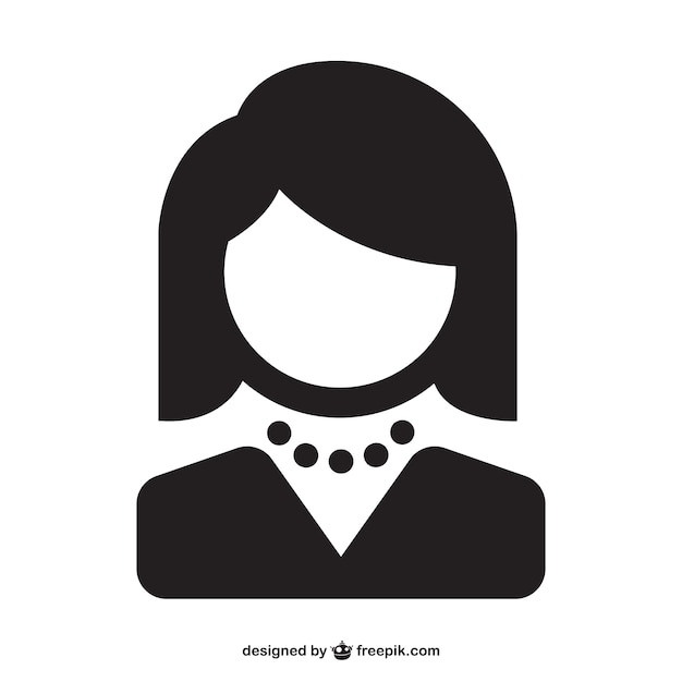 Free vector woman avatar