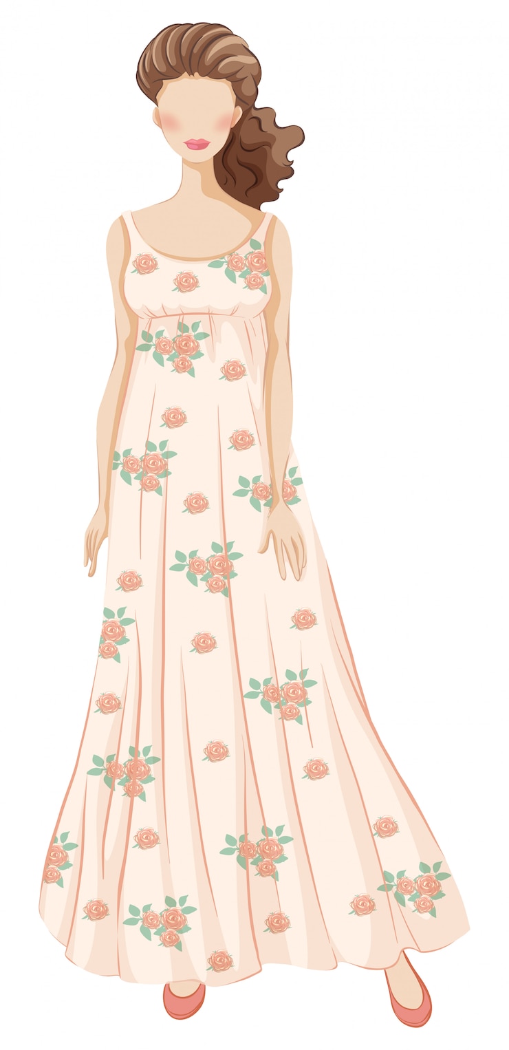 Free Vector woman fashion