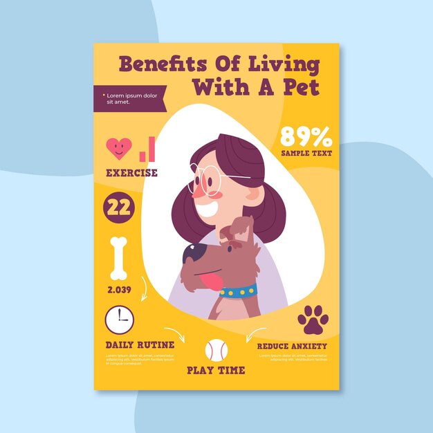 Woman and puppy benefits of living with a pet