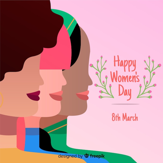 Vettore gratuito womans day background