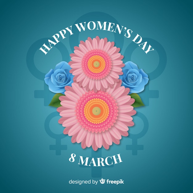 Free vector womans day background