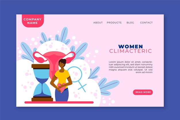 Women climacteric - landing page