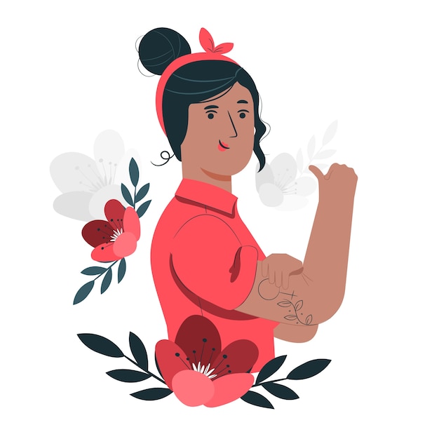 Free vector women day concept illustration