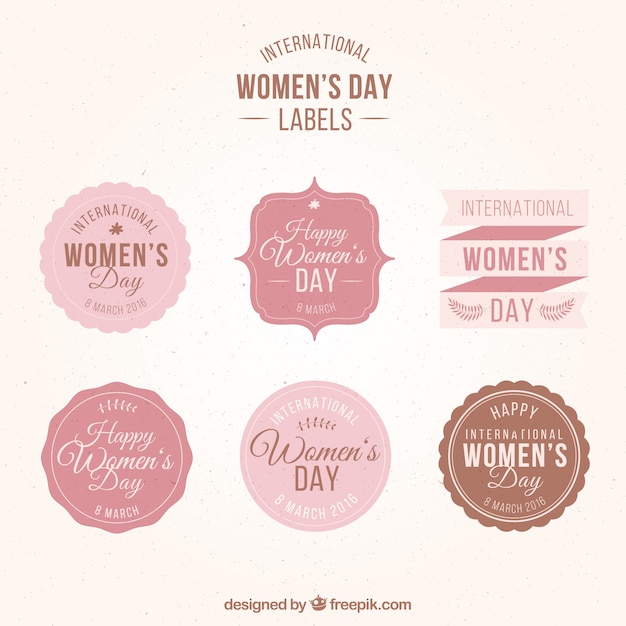 Women day insignia collection