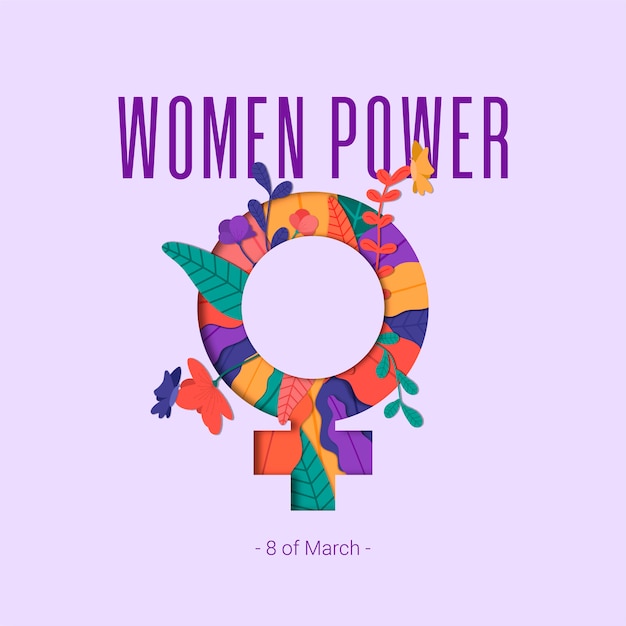 Free vector women power