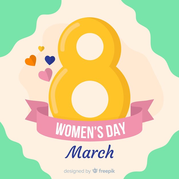 Free vector women's day background