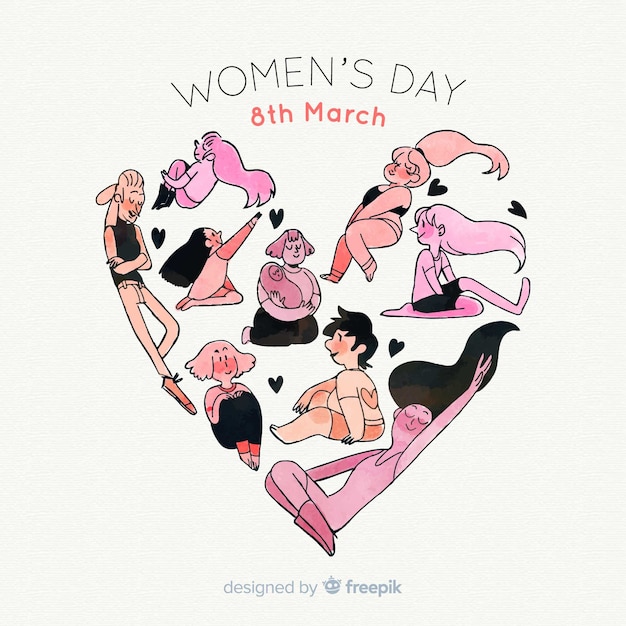 Free vector women's day background