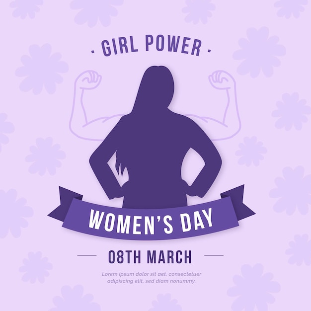 Free vector women's day in flat design