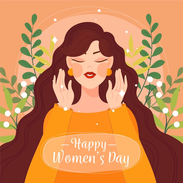 Free vector women's day in flat design