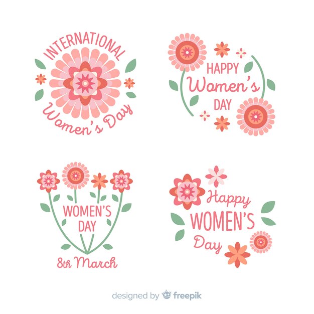 Women's day label collection