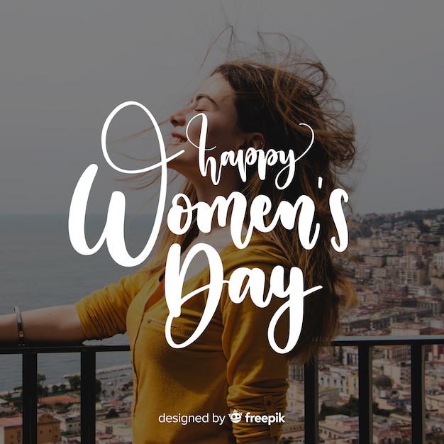 Women's day lettering