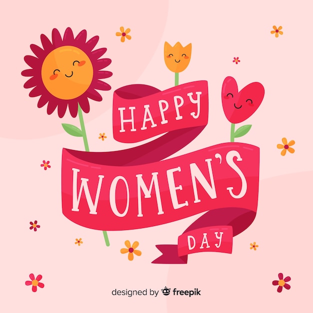 Women's day lettering