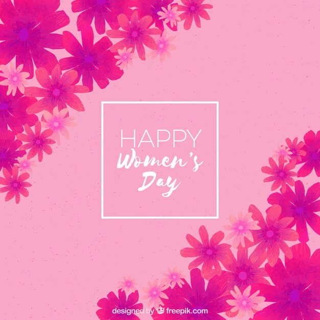 Women's day watercolour background