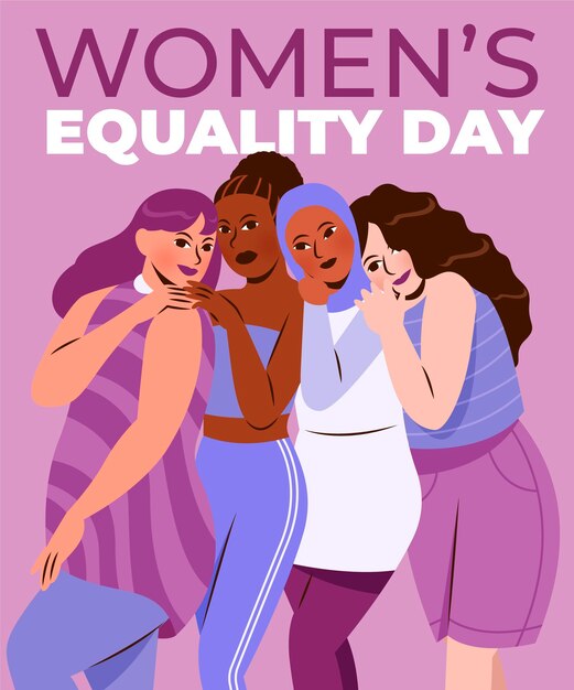 Иллюстрация дня равенства женщин
